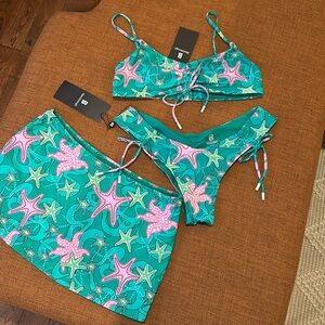 Blackbough 3piece bikini set NWT